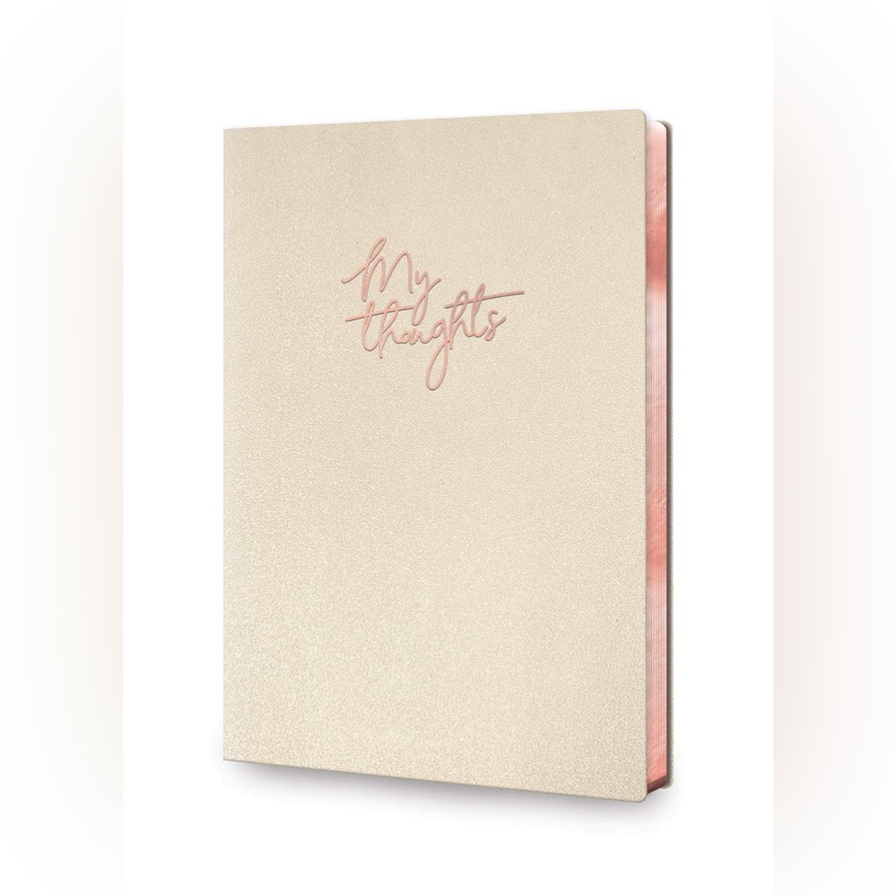 Studio 0h! Medium Leatheresque Notebook / Pearl Shimmer Notebook - NWT